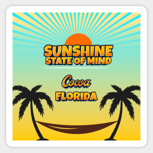 Cocoa Florida - Sunshine State of Mind Sticker